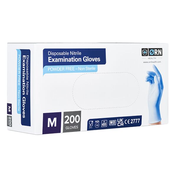 Steppe Classic Blue Nitrile Gloves Box 203 Thumbnail