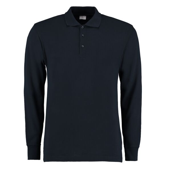 Piqué polo long-sleeved (classic fit) Thumbnail
