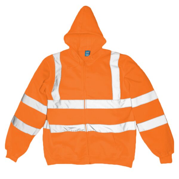 Hi-Vis Zipped Hoodie Thumbnail