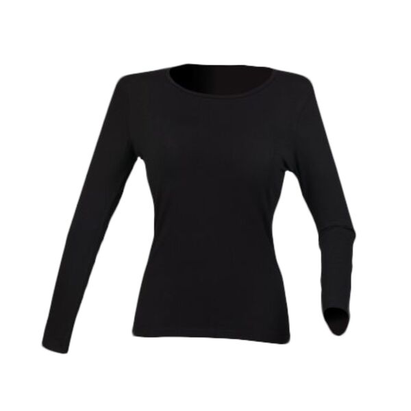 SF Clothing Ladies Feel Good Long Sleeve Stretch T-Shirt Thumbnail