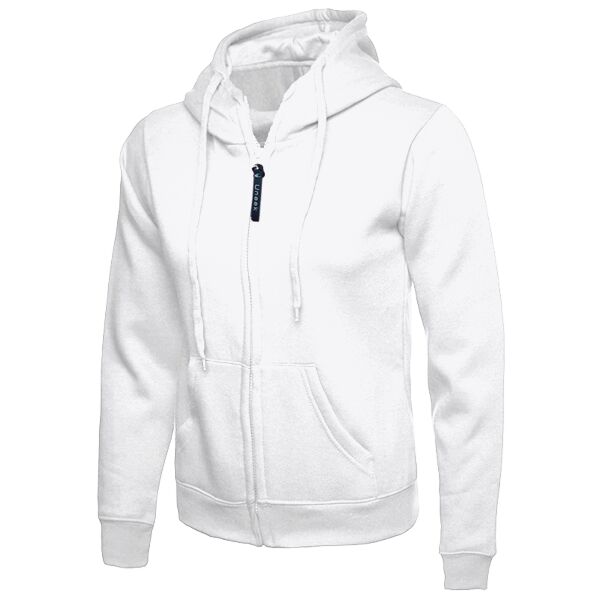 Ladies Classic Full Zip Hooded Sweatshirt Thumbnail