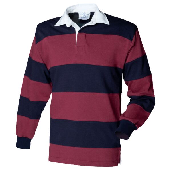 Front Row Sewn Stripe Rugby Shirt Thumbnail