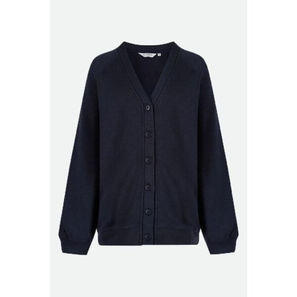 TruTex - Standard Fit Soft & Durable School Sweat Cardigan - Adults  Thumbnail