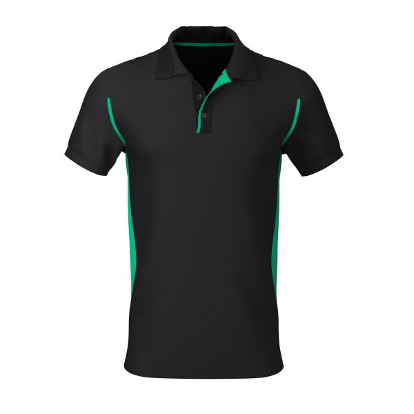 PRO PREMIUM POLO BLACK/EMERALD Thumbnail