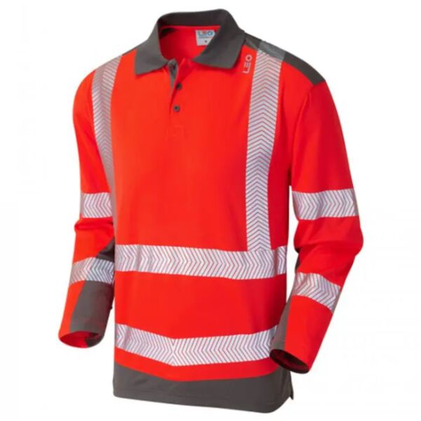 Wringcliff Leo EcoViz Performance+ Duel Colour Sleeved Polo Shirt Thumbnail