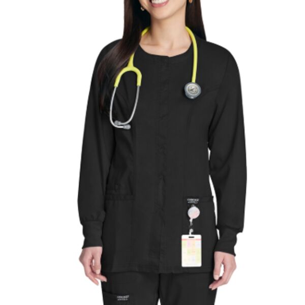 Snap Front Warm-up Jacket Thumbnail