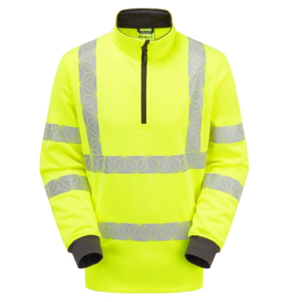 REACT Men's Yellow Quarter Zip Thumbnail