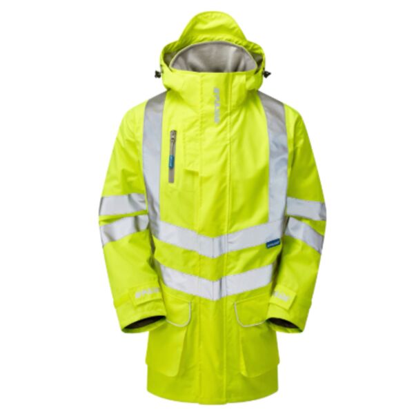 Protect Mesh Lined Storm Coat Yellow Thumbnail