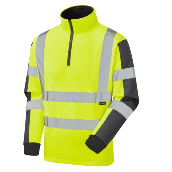 Supertouch Hi Vis 2 Tone Yellow Rugby Shirt Thumbnail