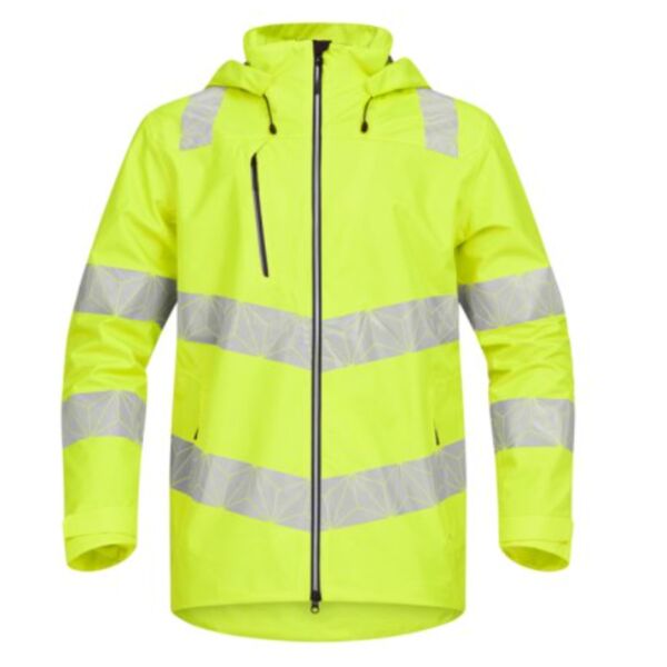 PULSAR® REACT Men's Hi-Vis Waterproof Yellow Shell Jacket Thumbnail