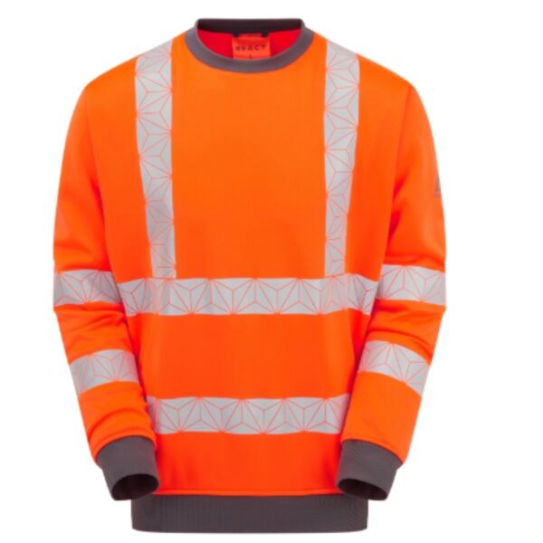 PULSAR® REACT Men's Orange Sweatshirt Thumbnail